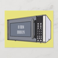 Illustration de dessin sur micro-ondes