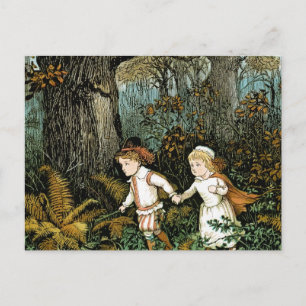 Carte Postale Illustration de Hansel et Gretel