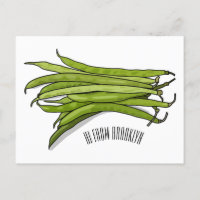 Illustration de haricots verts