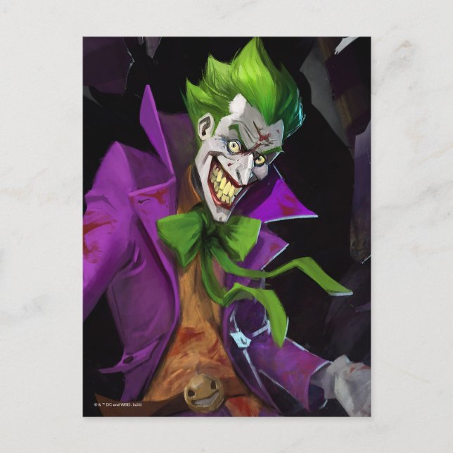 Carte Postale Illustration de Joker pour Infinite Crisis (Devant)