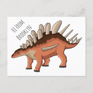 Carte Postale Illustration de Kentrosaurus