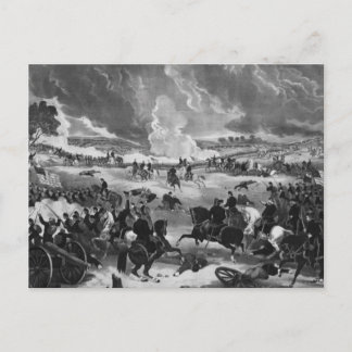 Carte Postale Illustration de la bataille de Gettysburg