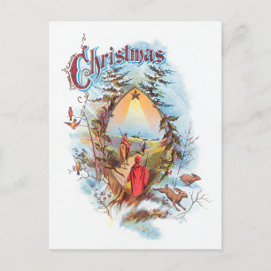 Carte Postale Illustration De La Magie Biblique