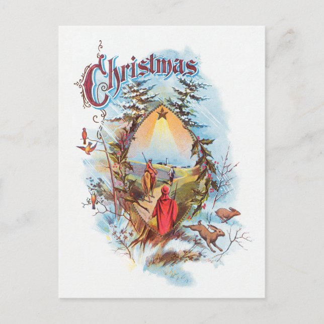 Carte Postale Illustration De La Magie Biblique (Devant)