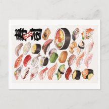 Illustration de la nourriture japonaise sushi tiré