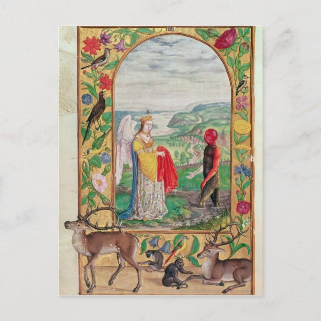 Carte Postale Illustration de la quatrième parabole (Devant)