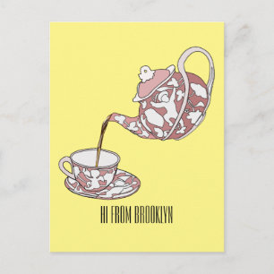 Carte Postale Illustration de la série Teacup