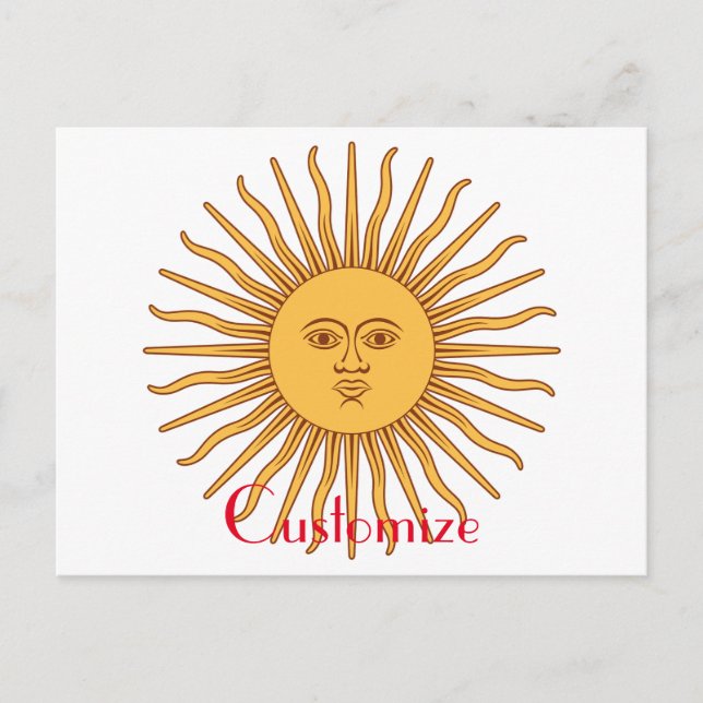 Carte Postale Illustration de l'art face soleil Thunder_Cove (Devant)