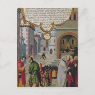 Carte Postale Illustration de l'enseignement du Christ