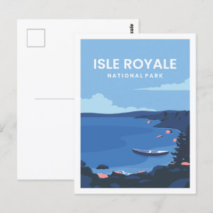 Carte Postale Illustration de l'île Royale