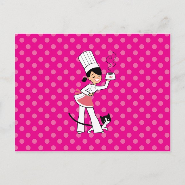 Carte Postale Illustration de Little Chef sur (Devant)