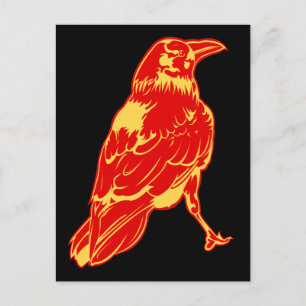 Carte Postale Illustration de Lone Crow