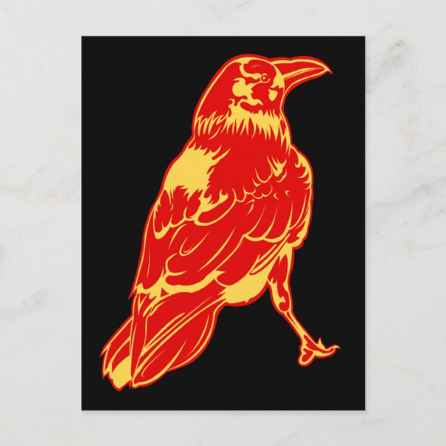 Carte Postale Illustration de Lone Crow (Devant)