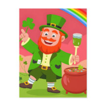 Illustration de lutin de la Saint-Patrick