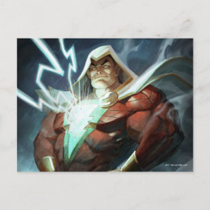 Carte Postale Illustration de Shazam pour Infinite Crisis