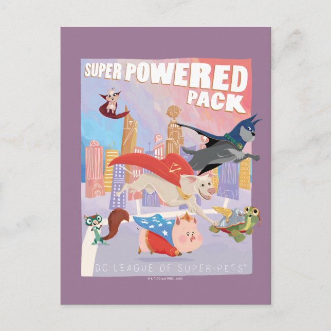 Carte Postale Illustration de Super Powered Pack Metropolis (Devant)