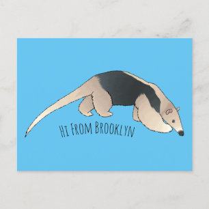 Carte Postale Illustration de Tamandua