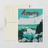Illustration des îles Açores Lacs volcaniques