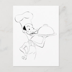 Carte Postale Illustration du chef