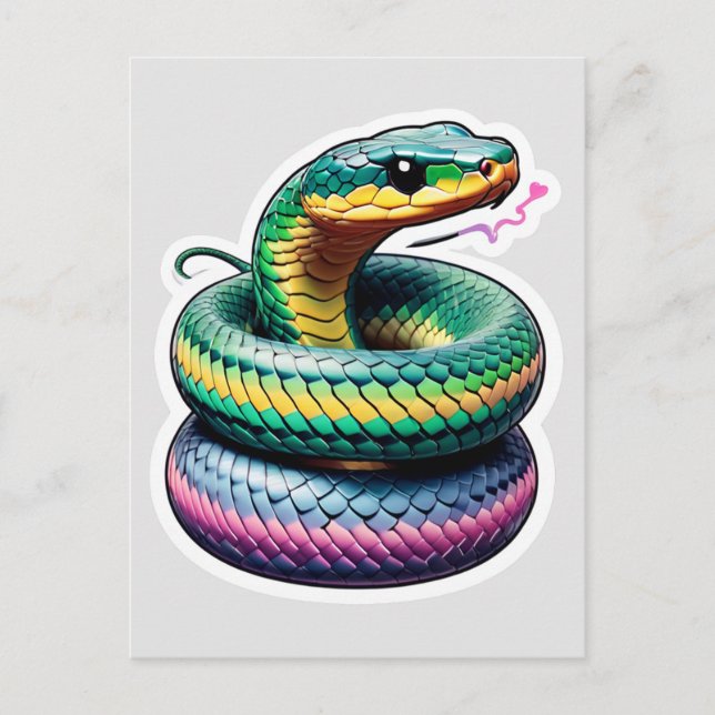 Carte Postale Illustration du couteau mou (Devant)
