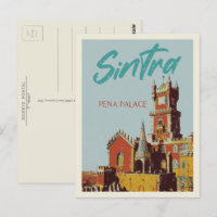 Illustration du palais de Sintra Pena Portugal