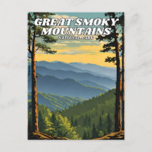 Illustration du parc national Great Smoky Mountain