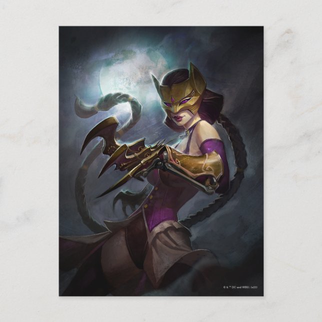 Carte Postale Illustration d'une crise infinie, gaslight Catwoma (Devant)
