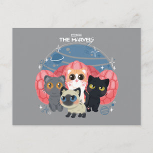 Carte Postale Illustration Flerkittens