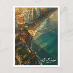 Carte Postale Illustration Fortaleza Brazil Travel Place