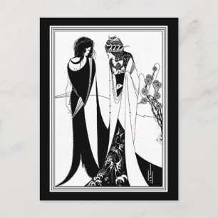 Carte postale : Illustration par Aubrey Beardsley