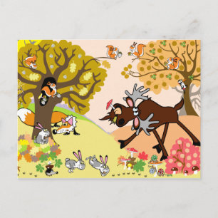 Carte Postale illustration pour enfants