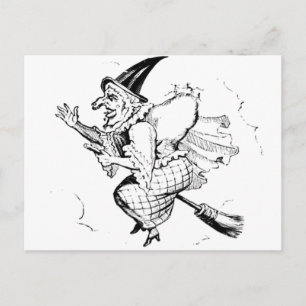 Carte Postale Illustration Sortie vintage