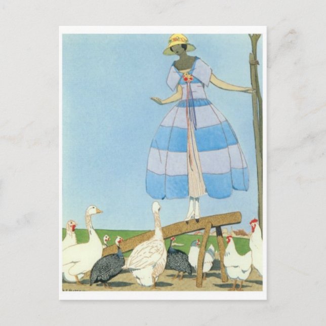 Carte postale Illustration vintage (Devant)