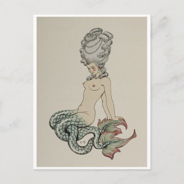 Carte postale Illustration vintage (Devant)