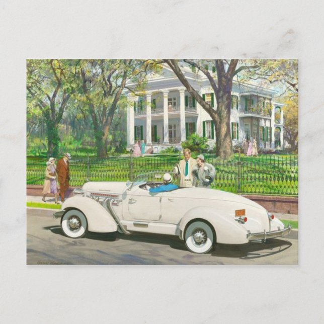 Carte postale Illustration vintage (Devant)