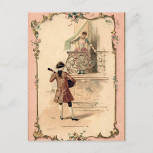 Carte Postale Illustration vintage Lovers