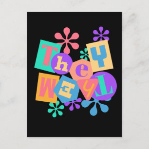 Carte Postale Ils/elles. Fierté LGBT+. L'amour gagne.