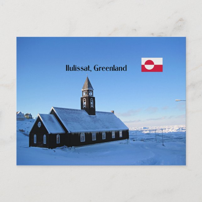 Carte Postale Ilulissat, Groenland photographie (Devant)