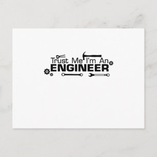 Carte Postale I'm an Engineer , Gift For Engineer