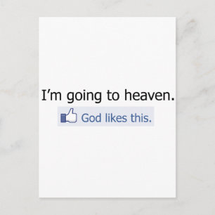 Carte Postale I'm going to heaven
