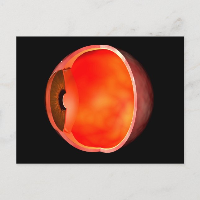 Carte Postale Image Conceptuelle De La Croix Des Yeux Humains Se (Devant)