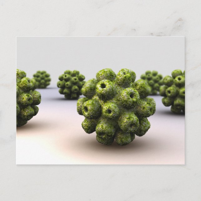 Carte Postale Image Conceptuelle De Polyomavirus (Devant)