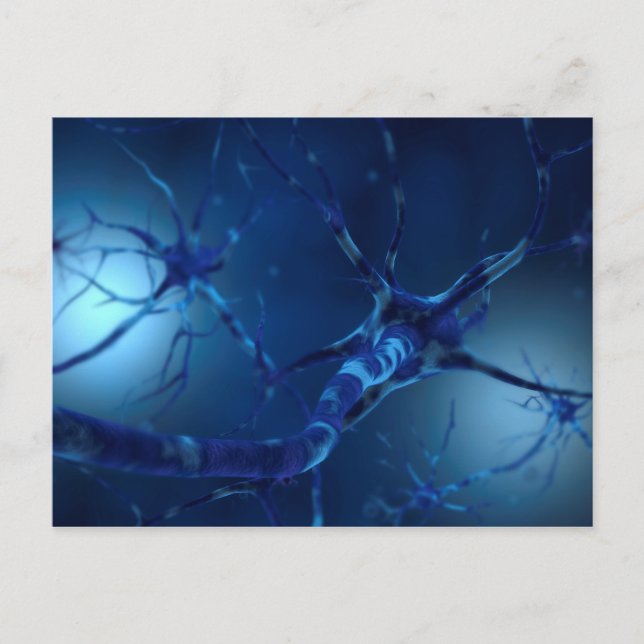 Carte Postale Image conceptuelle du neurone 2 (Devant)