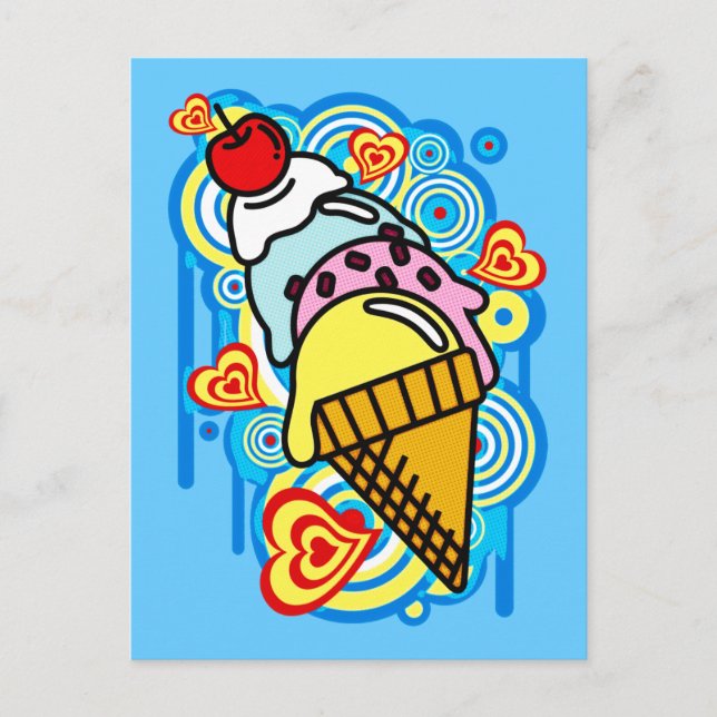 Carte Postale Image_Cream_Peinture (Devant)