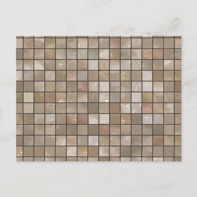 Carte Postale Image De Carreaux De Sol Faux Tan (Devant)
