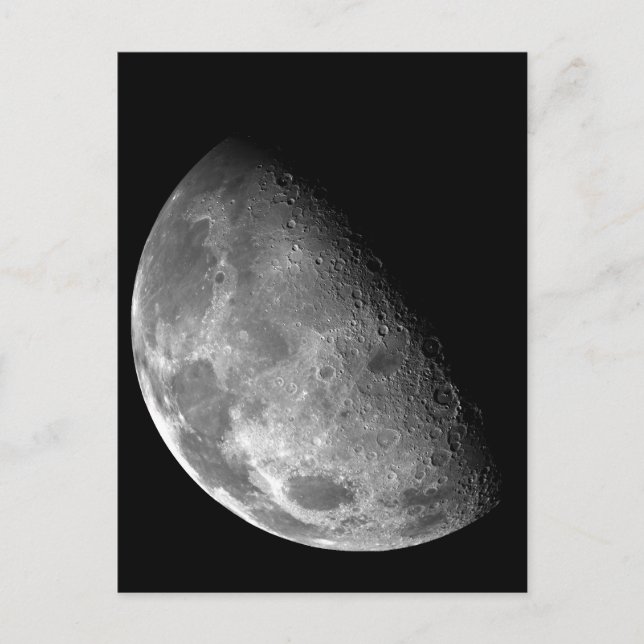 Carte Postale Image demi-lune noire et blanche (Devant)