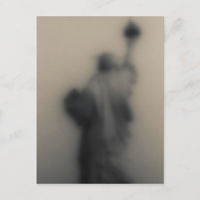 Carte Postale Image diffuse de la Statue de la Liberté (Devant)
