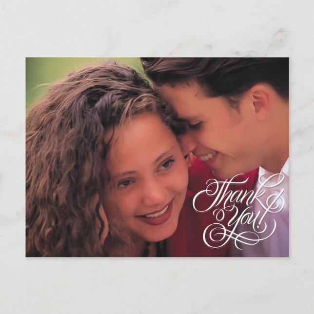 Carte Postale Image simple du Merci Mariage (Devant)