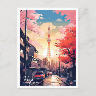 Carte Postale Image Tokyo Japan Art Travel Place