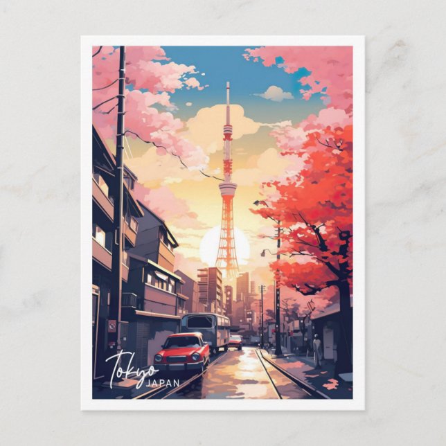 Carte Postale Image Tokyo Japan Art Travel Place (Devant)